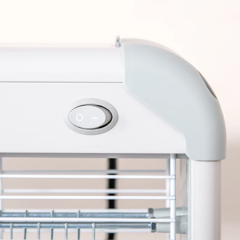 Best Electric Fly Zapper, 20W Electric Fly Killer, Wall Hanging Bug Zapper Indoor & Outdoor Attracting Insect Mosquito Killer, Grey - Image 8