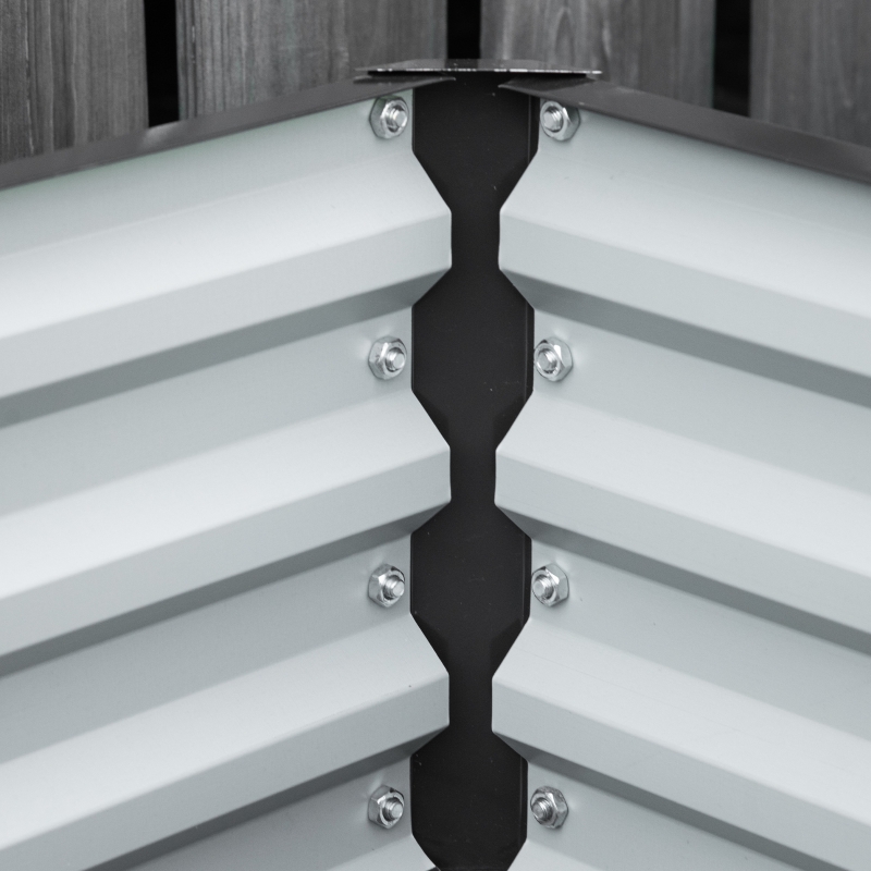 Best Raised Beds for Garden, Galvanized Outdoor Planters, for Herbs and Vegetables, Use for Patio, Backyard, Balcony, Grey - Image 10