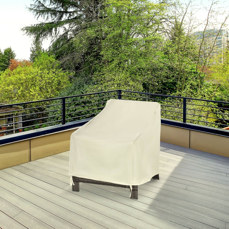 Best 600D Oxford Cloth Furniture Cover Single Chair Garden Patio Outdoor Protector Waterproof 68x87x44-77cm - Image 10