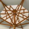Best 2.7m Elegant Wooden Frame Parasol Umbrella - Grey - Image 12