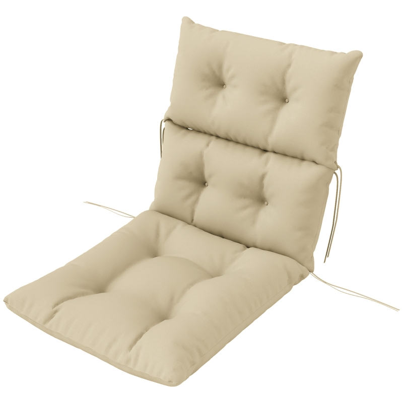 Best 115 x 56cm Rocking Chair Padded Seat Cushion - Beige - Image 11