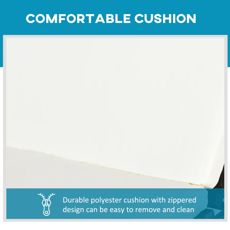 Best PE Rattan Sun Lounger with Cushion, Outdoor Garden Sunbed Furniture with 5-Level Recliner Backrest, and Armrest, Set of 2, Brown - Image 5