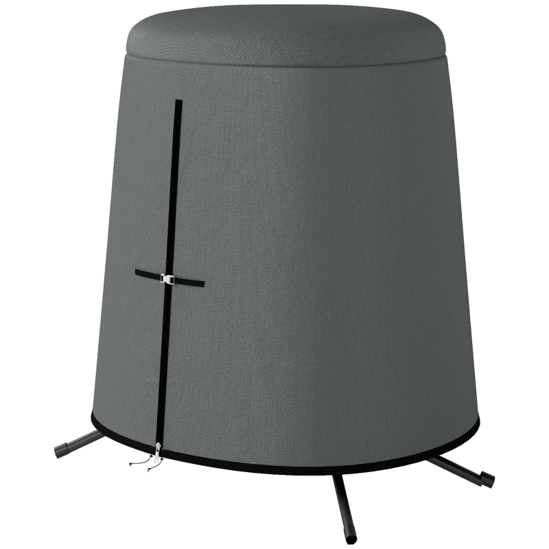 Best 196 x 230 cm Hanging Egg Chair Protective Cover - Grey - Image 11