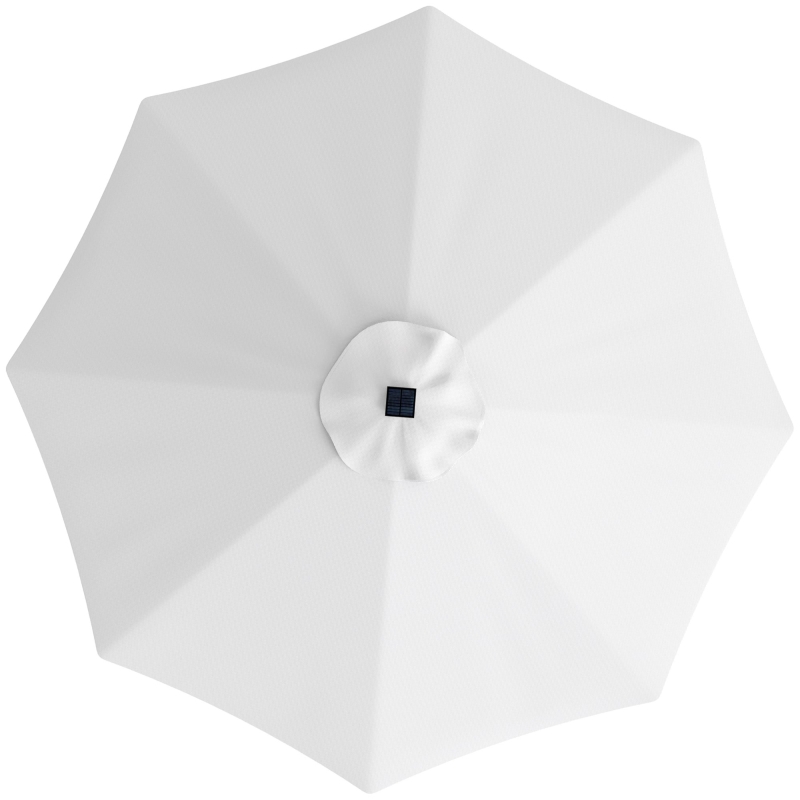 Best 3 m Replacement Parasol Canopy with Top Vent, UPF 50+ Garden Parasol Replacement Canopy, 8 Rib Parasol Cover Replacement Fits Various Frames, Cream - Image 11