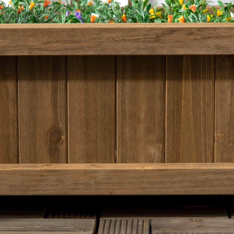 Best Garden Planters with Trellis for Climbing Vines, Wood Raised Beds for Garden, Flower Pot, Indoor Outdoor, Brown - Image 9