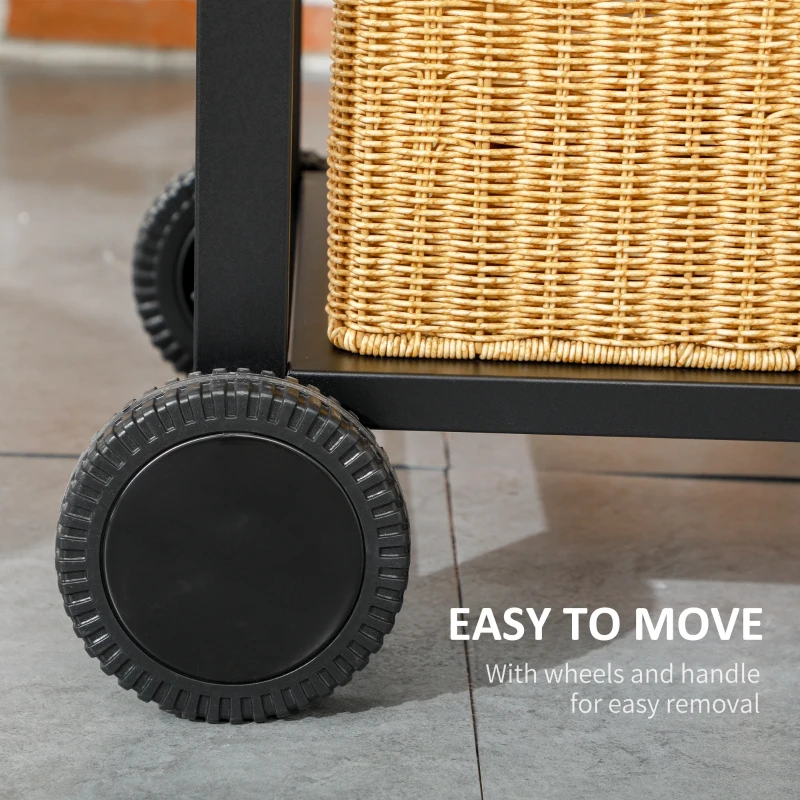 Best Adjustable Charcoal Pan BBQ, with Thermometer and Warming Rack - Image 8