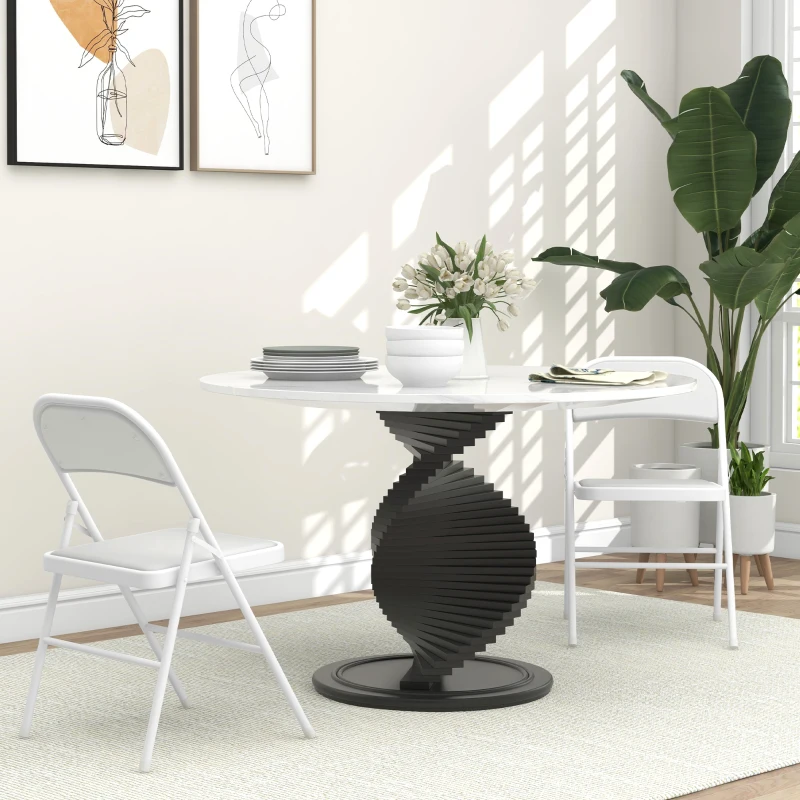 Best Set of Two Cushioned Steel Folding Chairs - White - Image 2