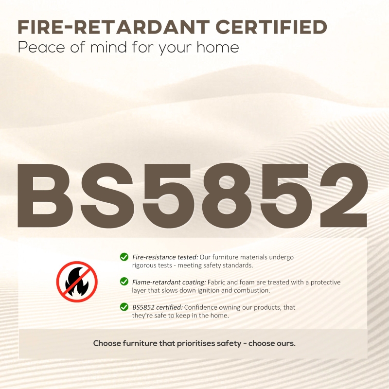 Best PU Leather Reclining Chair, Manual Recliner Chair with Padded Armrests, Retractable Footrest and Wood Frame, Black - Image 9