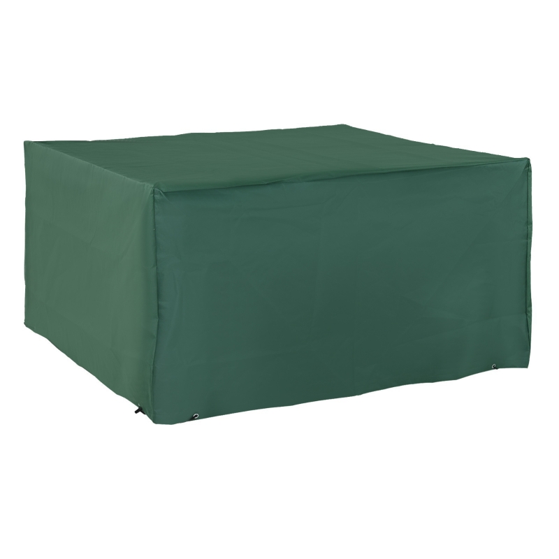 Best Outdoor Garden Furniture Cover Waterproof, Anti-UV 600D Heavy Duty Oxford Fabric Patio Furniture Cover for Rectangular Sofa Table Set, Green, 135 x 135 x 75 cm