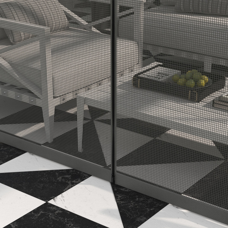 Best 4 x 3m Aluminium Frame Hard Gazebo, with Accessories - Brown - Image 9