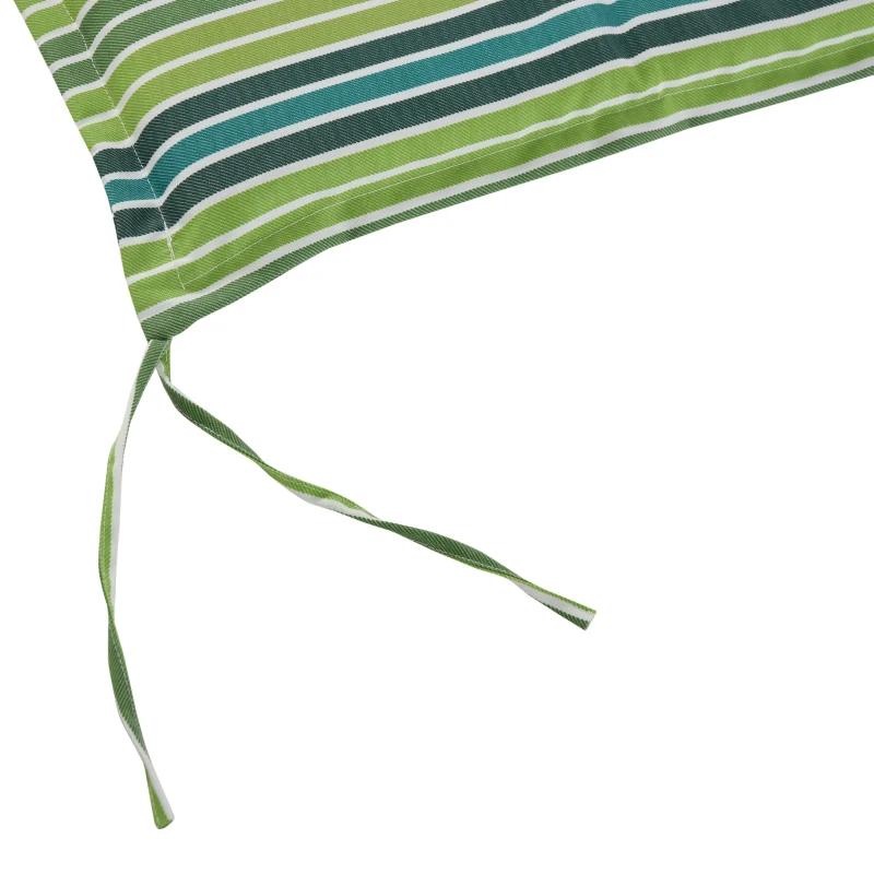 Best Polyester Set Of 2 Swing Chair Cushion Green Stripes - Image 7