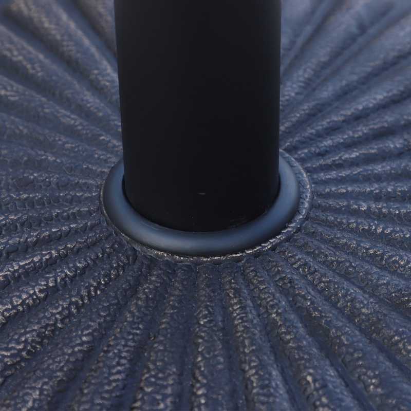 Best 14kg Garden Parasol Base, Round Resin Sun Umbrella Base, Outdoor Umbrella Stand for 38mm or 48mm Outdoor Umbrella Poles, Bronze Tone - Image 9