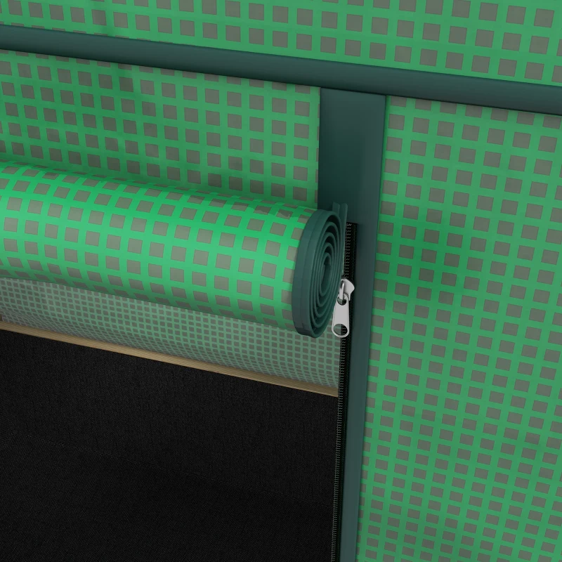 Best Wooden Planter Box with PE Greenhouse Cover and Bed Liner, Raised Garden Bed for Vegetables, Flowers, Herbs - Image 8