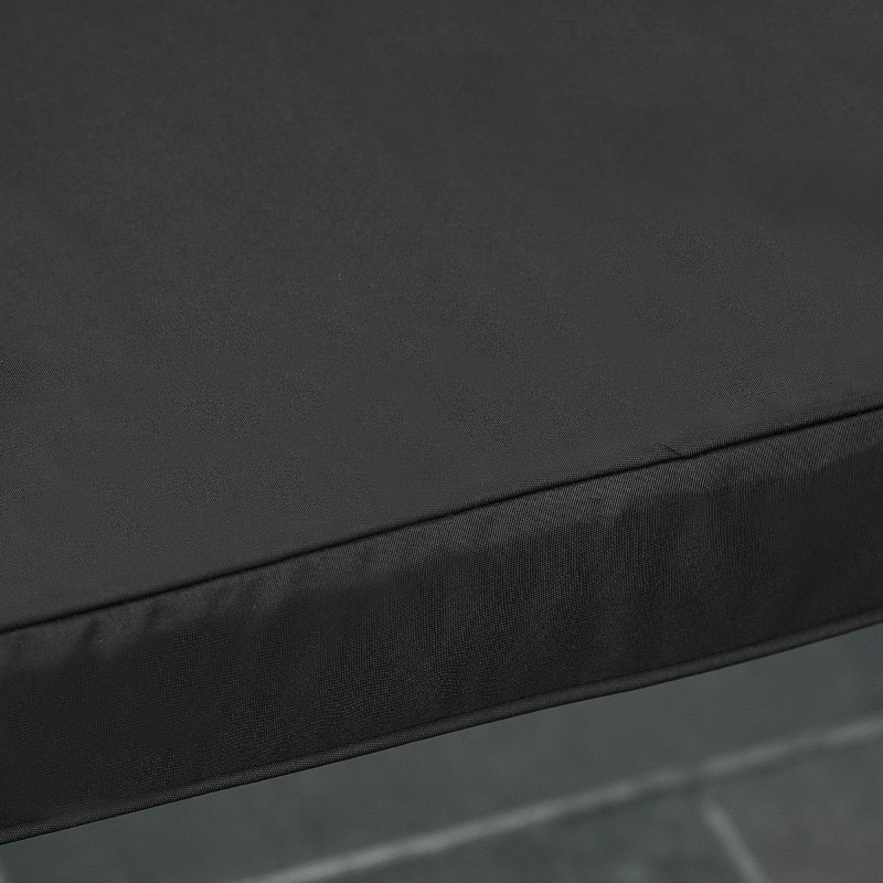 Best Garden Bench Cushion 2 Seater Loveseat Seat Pad for Patio Swing Furniture for Indoor & Outdoor Use, 120 x 50 x 8 cm, Black - Image 9