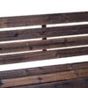 Best 2 Seater Garden Bench with Wooden Cart Wagon Wheel Rustic High Back Brown - Image 10