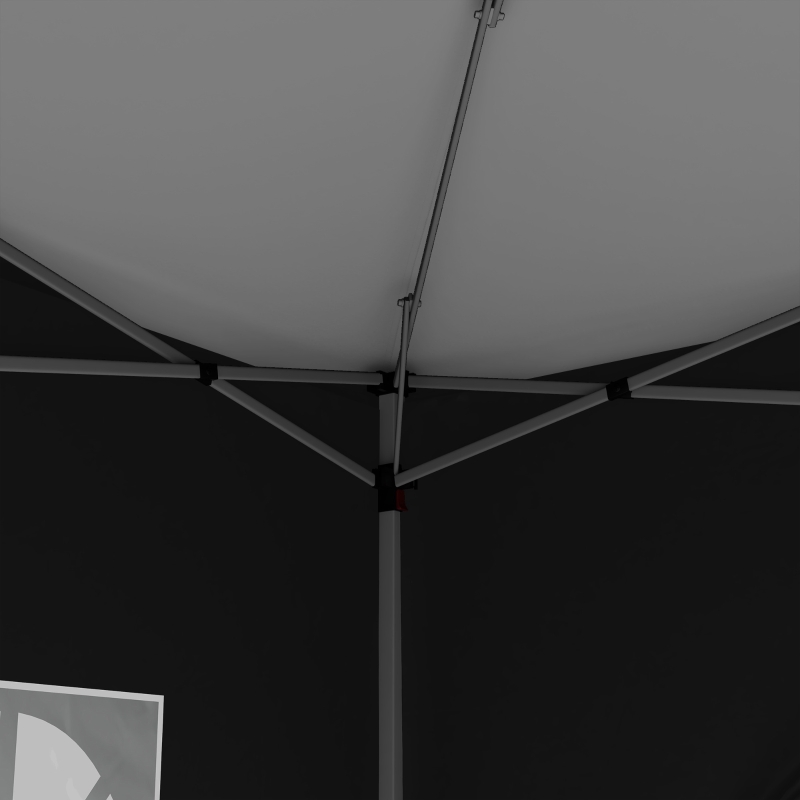 Best 3 x 3(m) Pop Up Gazebo, Water and UV Resistant Party Tent Camping Canopy Marquee with Carry Bag, Black - Image 8