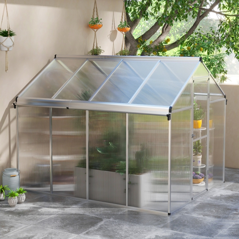 Best 8 x 6ft Aluminium Frame Greenhouse - Image 10