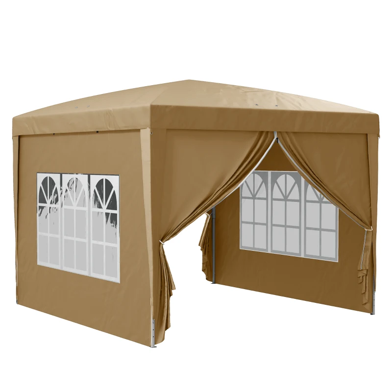 Best 3 x 3(m) Pop Up Gazebo - Khaki