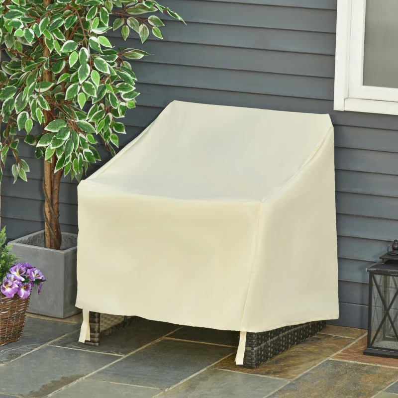 Best 600D Oxford Cloth Furniture Cover Single Chair Garden Patio Outdoor Protector Waterproof 68x87x44-77cm - Image 2