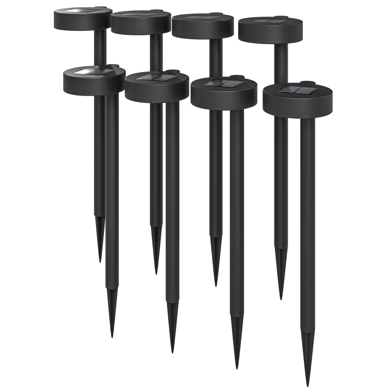 Best Solar Lights Outdoor Garden Stake 8 Pack Pathway Lighting, Solar Stake Lights with Auto On/Off LED, IP44 Waterproof Plastic Outdoor Garden Lighting for Path, Patio and Landscape - Image 11
