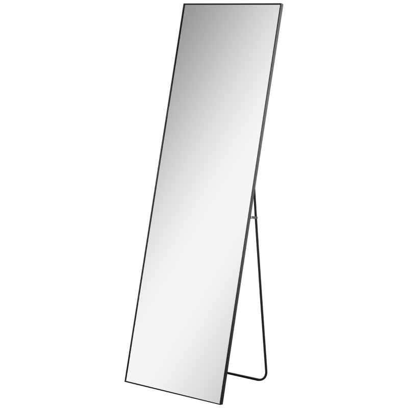 Best Full Length Dressing Mirror, Floor Standing or Wall Hanging, Aluminium Alloy Framed Full Body Mirror for Bedroom, Living Room, 50 x 161.5cm, Black - Image 11