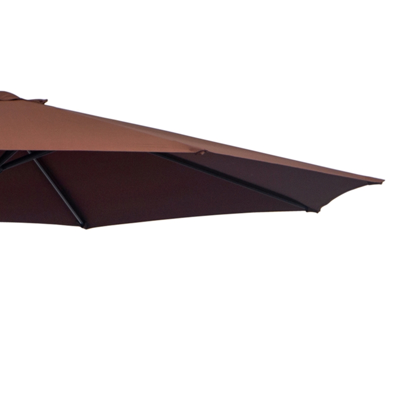 Best Φ3m Hanging Umbrella Parasol-Coffee - Image 9