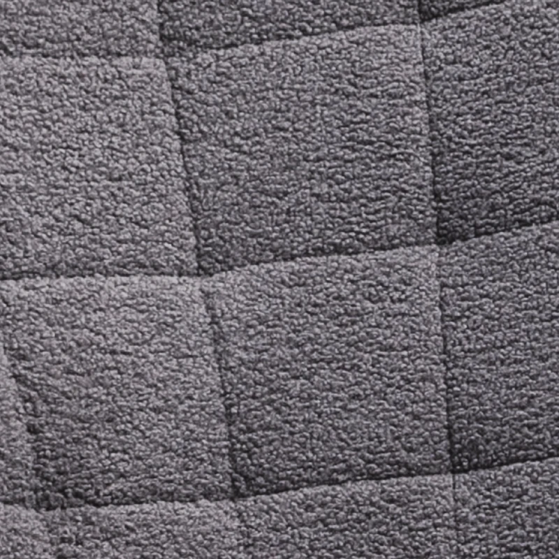 Best Berber Fleece Nursery Glider Rocker for Nursing, Wingback Rocking Chair for Living Room, Dark Grey - Image 7