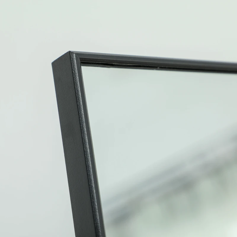 Best Full Length Dressing Mirror, Floor Standing or Wall Hanging, Aluminium Alloy Framed Full Body Mirror for Bedroom, Living Room, 50 x 161.5cm, Black - Image 8