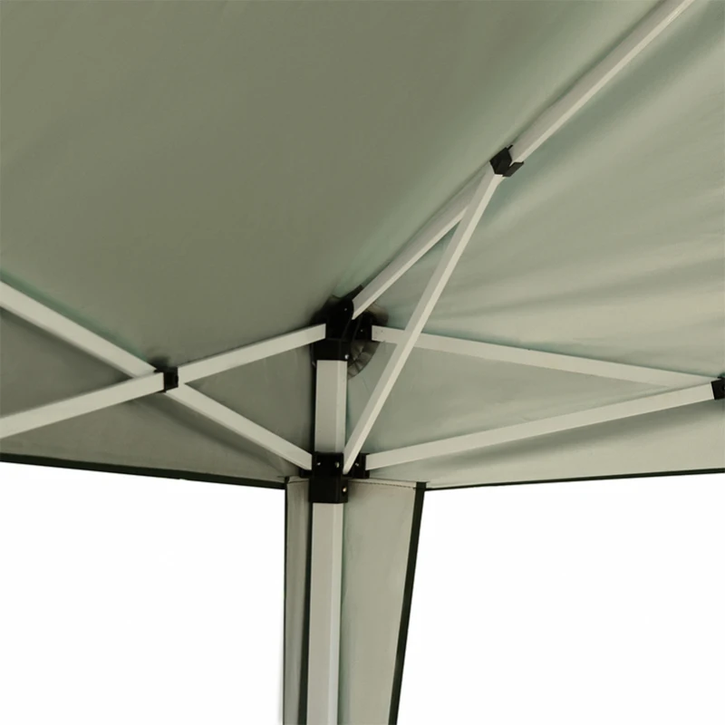 Best 3 x 3M Garden Pop Up Gazebo Height Adjustable Marquee Party Tent Wedding Canopy with Carrying Bag, Green - Image 8