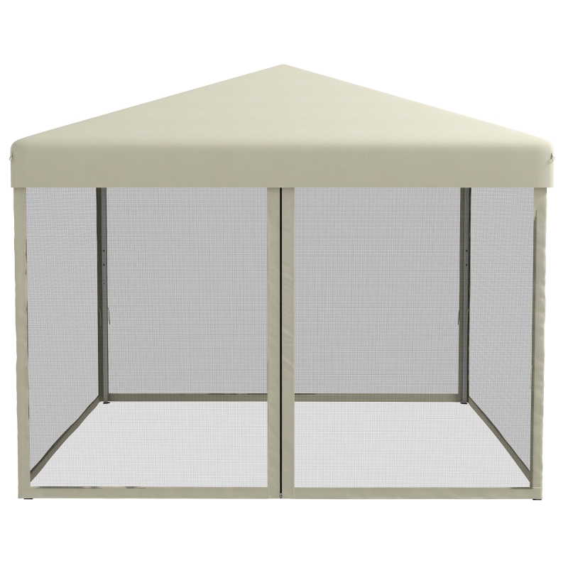 Best 3 x 3(m) Pop Up Gazebo with 4 Mesh Sides and Carry Bag, Height Adjustable Party Canopy Tent, Portable Garden Outdoor - Image 11
