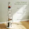 Best Five-Tier Corner Shelf - White - Image 4