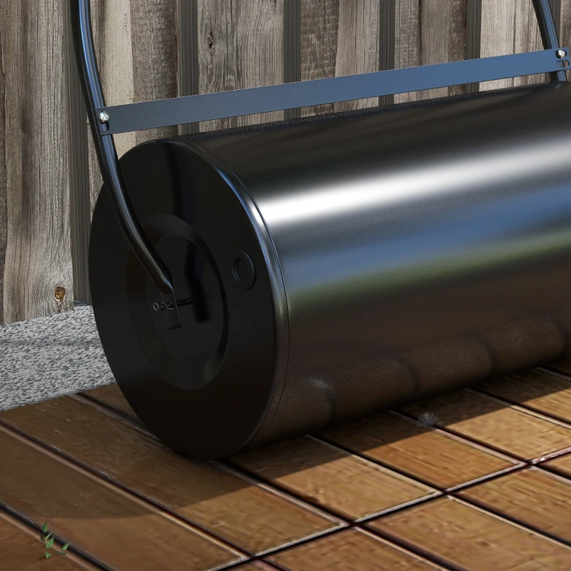 DURHAND Heavy Duty Garden Lawn Roller Push Tow Water Sand Filled 46L Equipment Manual Push Rolling Drum - Image 8