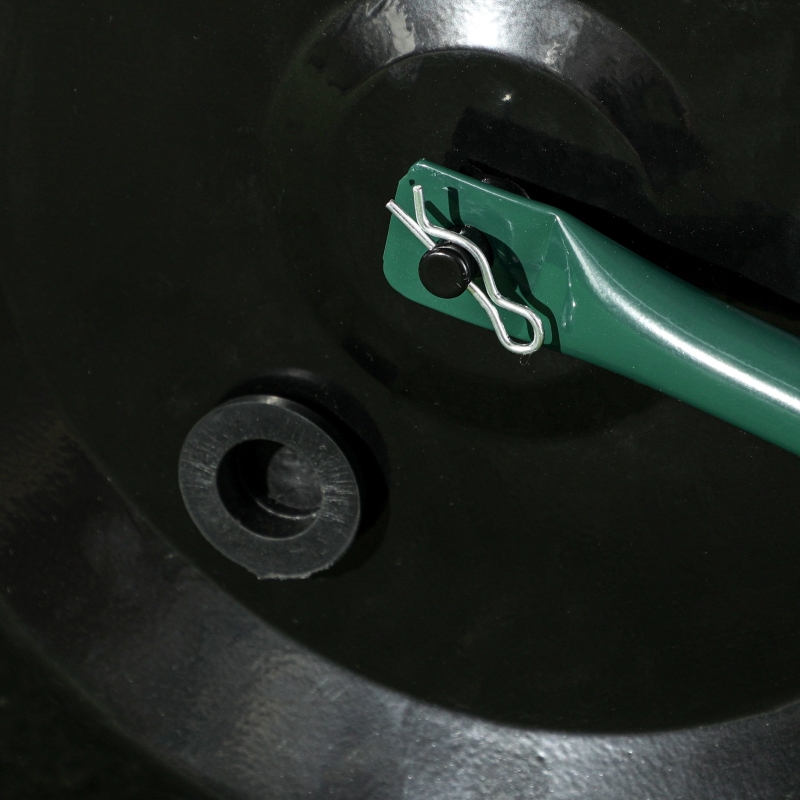 Best φ50cm Steel Garden Lawn Roller Push Pull w/ Fillable Cylinder Water Sand Plug Lawn Flatten Seed Sow Rolling Drum w/ Handle - Image 10