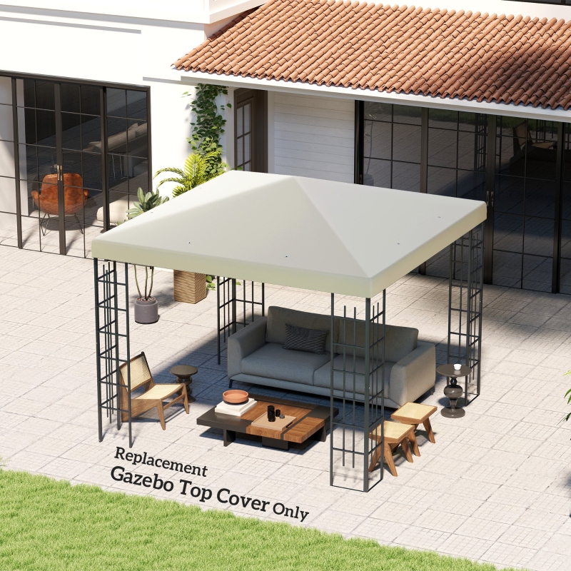 Best 3 x 3(m) Gazebo Frame Replacement - Cream - Image 10