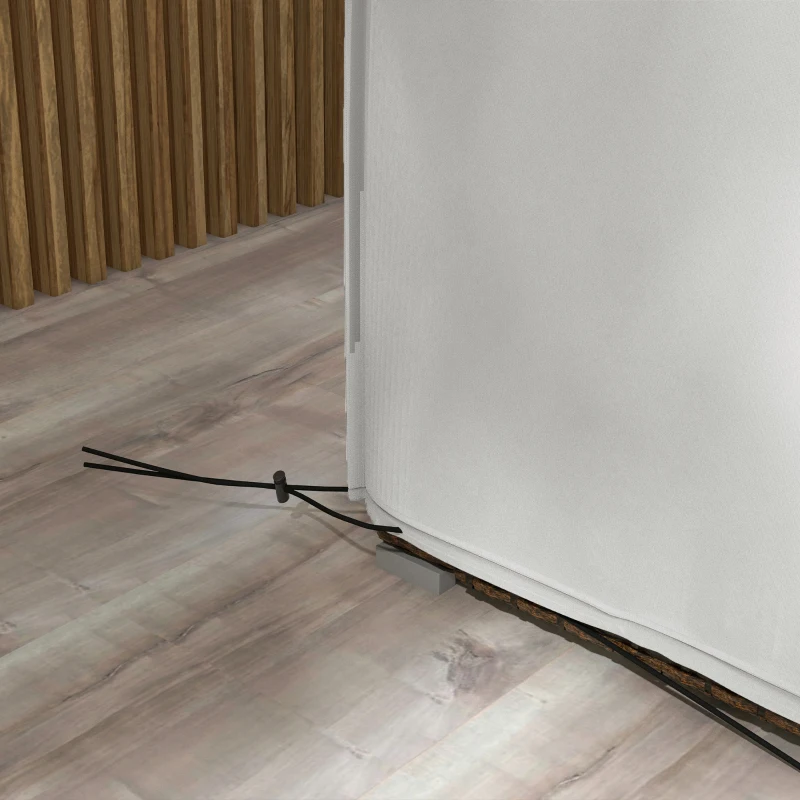 Best Outdoor Garden Furniture Cover Waterproof, Anti-UV 600D Heavy Duty Oxford Fabric Patio Furniture Cover for Rectangular Sofa Table Set, Grey, 210 x 140 x 80 cm - Image 7