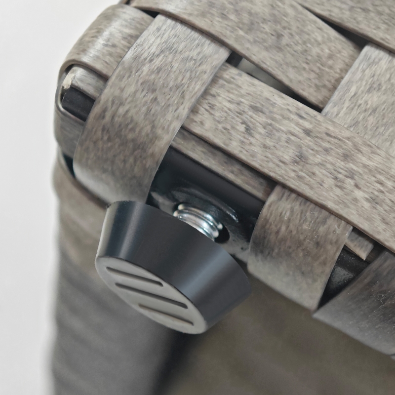 Best 22L Garden PE Rattan Planter with Trellis, Free Standing Flower Raised Bed with Two Plant Boxes for Garden, Garden Planter for Climbing Plants, 57cm x 30cm x 107cm, Mixed Grey - Image 9