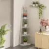 Best Five-Tier Corner Shelf - White - Image 2