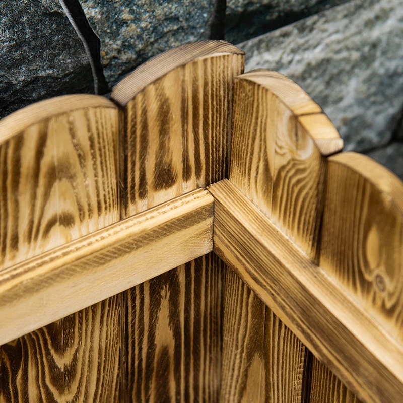 Best 109L Raised Garden Bed, Wooden Rectangle Planter Box, Outdoor Herb Vegetable Flower Pot (100L x 40W x 30H cm) - Image 8