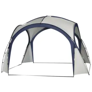 Best Gazebo Party Tent, 3.5x3.5m-Cream/Blue