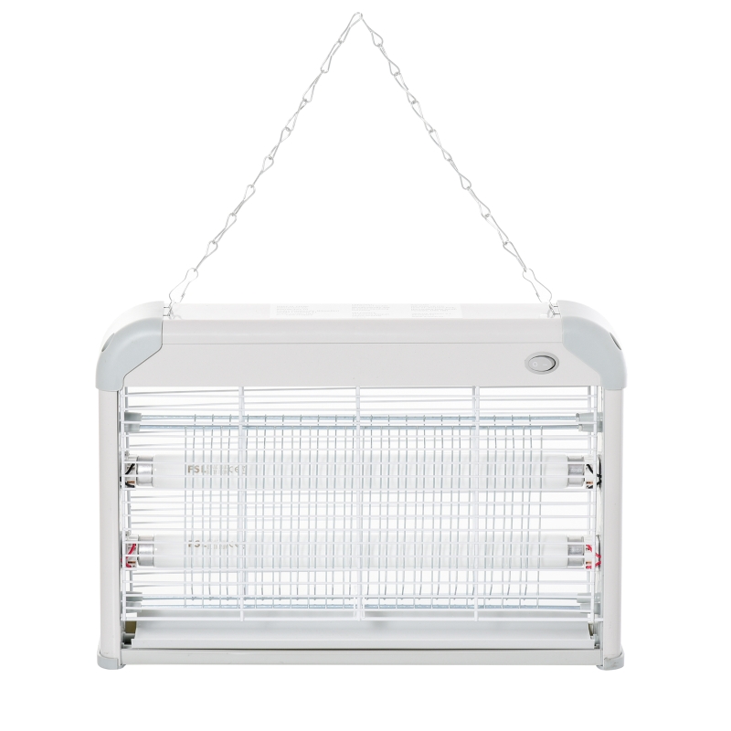 Best Electric Fly Zapper, 20W Electric Fly Killer, Wall Hanging Bug Zapper Indoor & Outdoor Attracting Insect Mosquito Killer, Grey - Image 11