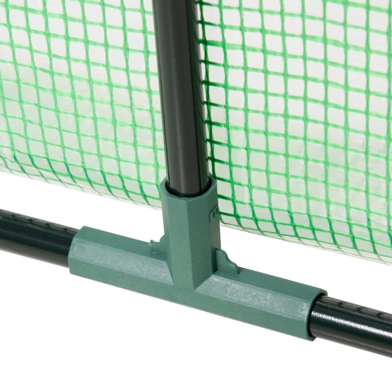 Best Mini Greenhouse, Small Plant Grow House for Outdoor with Durable PE Cover, Observation Windows, 180 x 60 x 60 cm, Green - Image 10