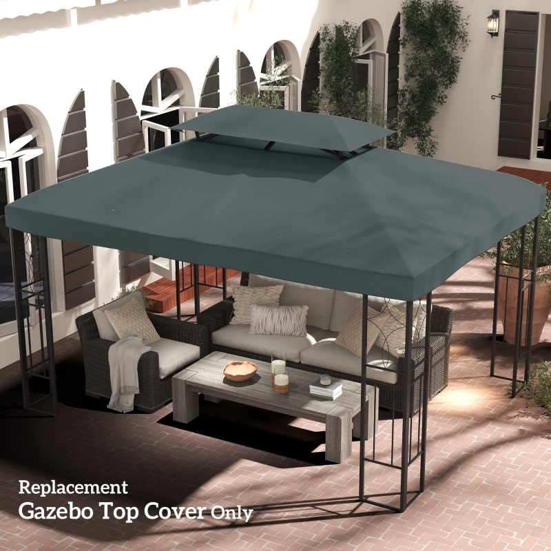 Best Gazebo Roof Replacement, for 3 x 4m Frames - Grey - Image 10