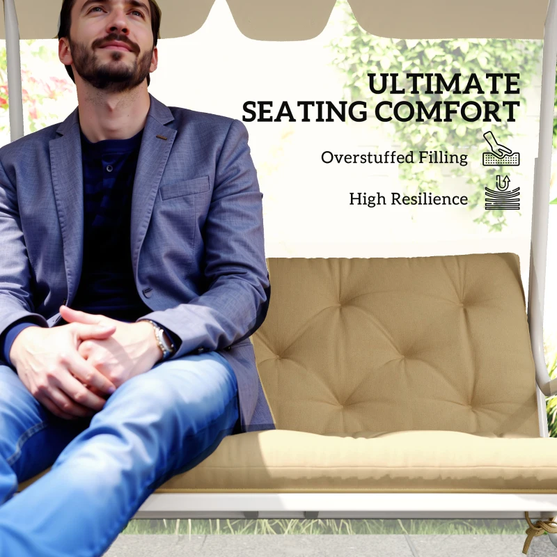 Best Two-Seater Bench Cushion - Khaki - Image 5