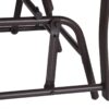 Best Gliding Jack and Jill Seat, with Glass-Top Table - Brown/Grey - Image 9