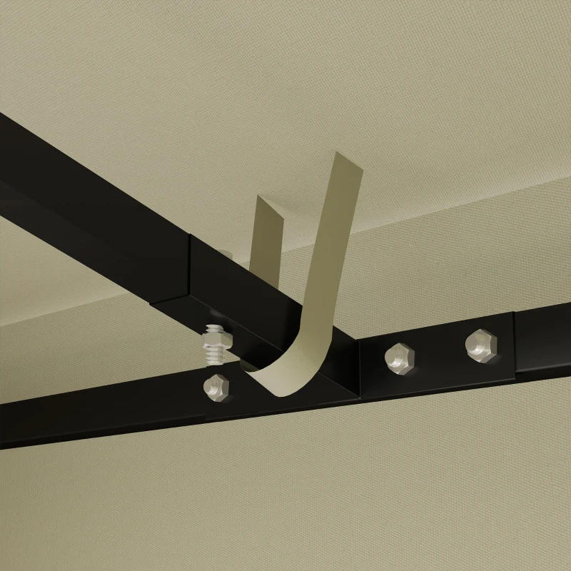 Best 3 x 3(m) Gazebo Frame Replacement - Cream - Image 8