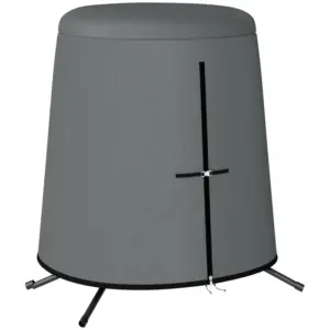 Best 196 x 230 cm Hanging Egg Chair Protective Cover - Grey