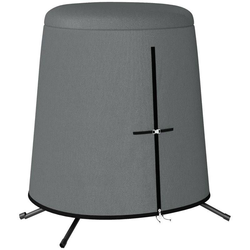 Best 196 x 230 cm Hanging Egg Chair Protective Cover - Grey