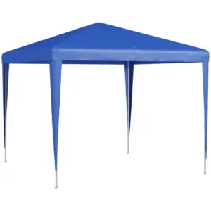 Best 2.7m x 2.7m Garden Gazebo Marquee Party Tent Wedding Canopy Outdoor(Blue)