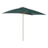 Best 2 x 3m Wooden Garden Parasol Umbrella Outdoor Sun Shade Canopy, Green - Image 14