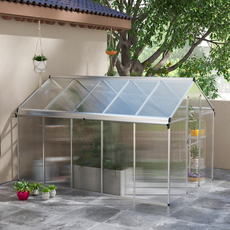 Best 10 x 6ft Aluminium Frame Walk-In Greenhouse - Image 10